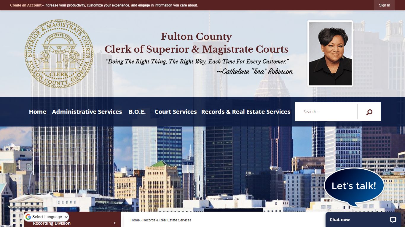 Records & Real Estate Services | Fulton County Superior Court, GA